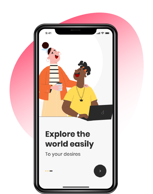 illustration of people having fun