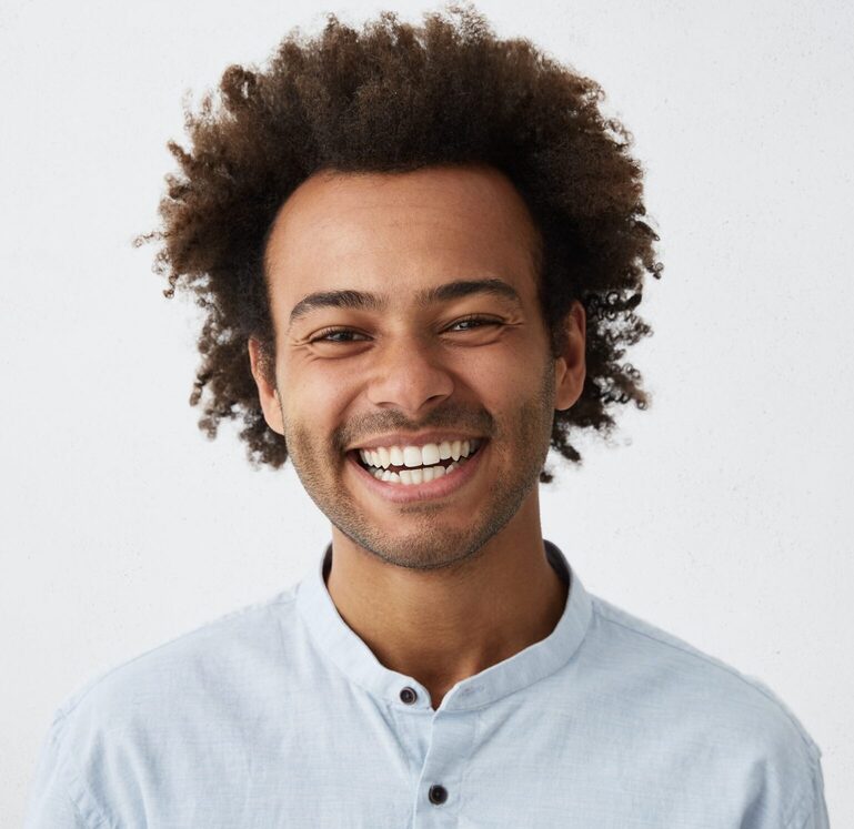 Man smiling